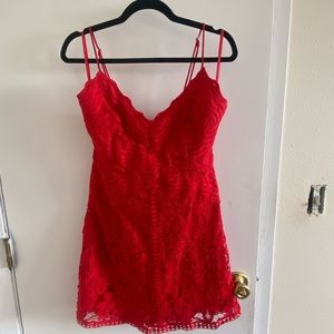 Selfie Leslie Crochet dress